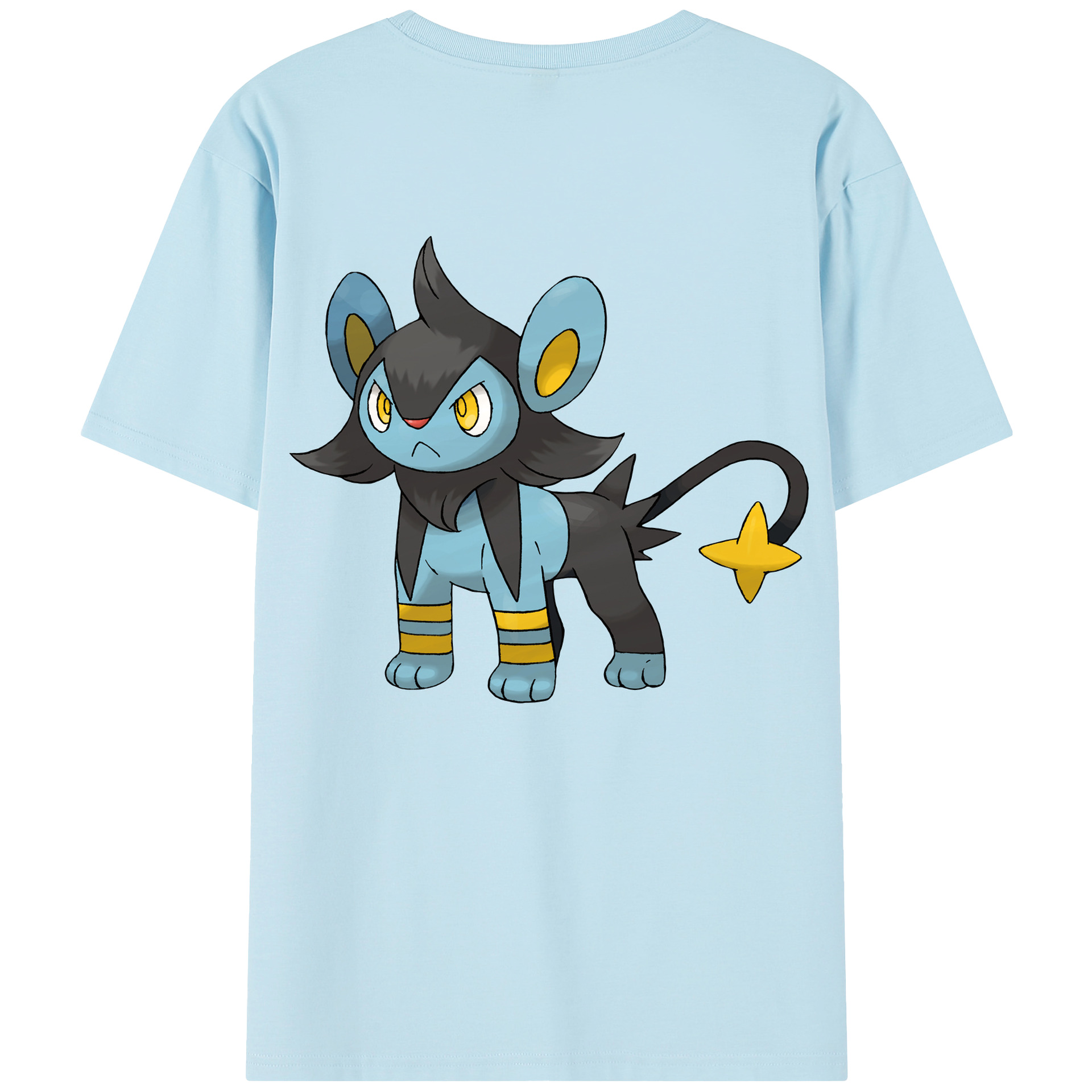 （画像用） ポケットモンスター Pokémon 綿100％半袖Tシャツ（背面プリント）